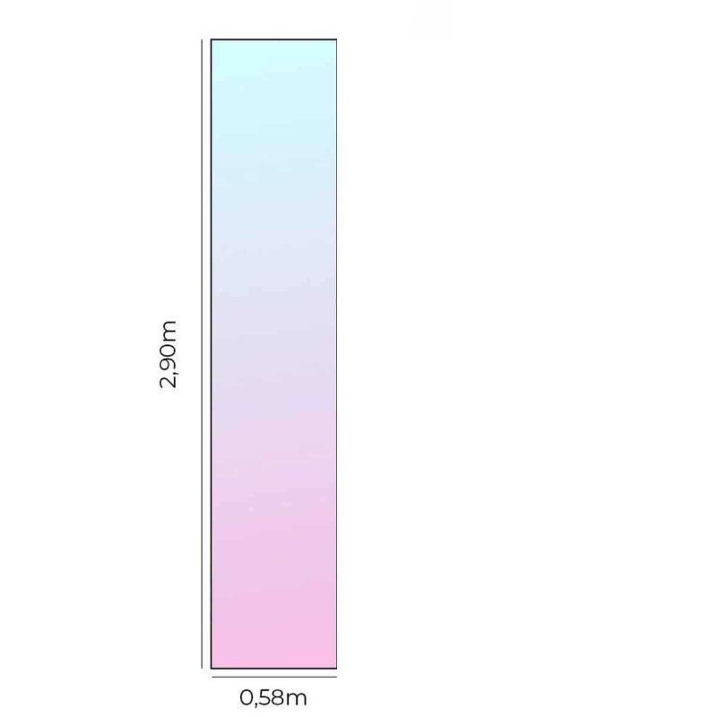 Papel de Parede Adesivo Degradê Azul e Rosa N05132 - Papel na Parede