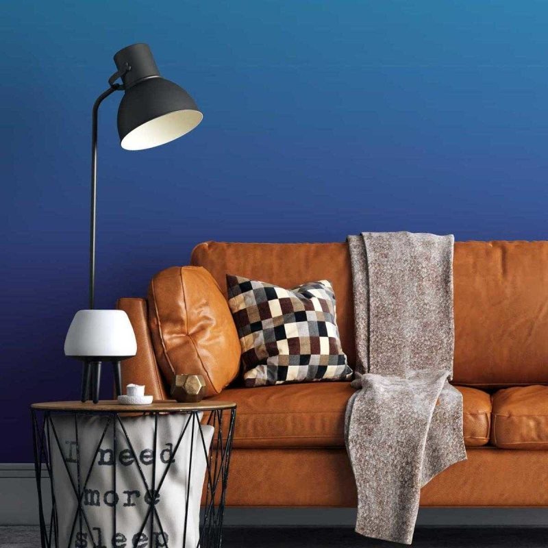 Papel de Parede Adesivo Degradê Azul e Roxo N05167 - Papel na Parede