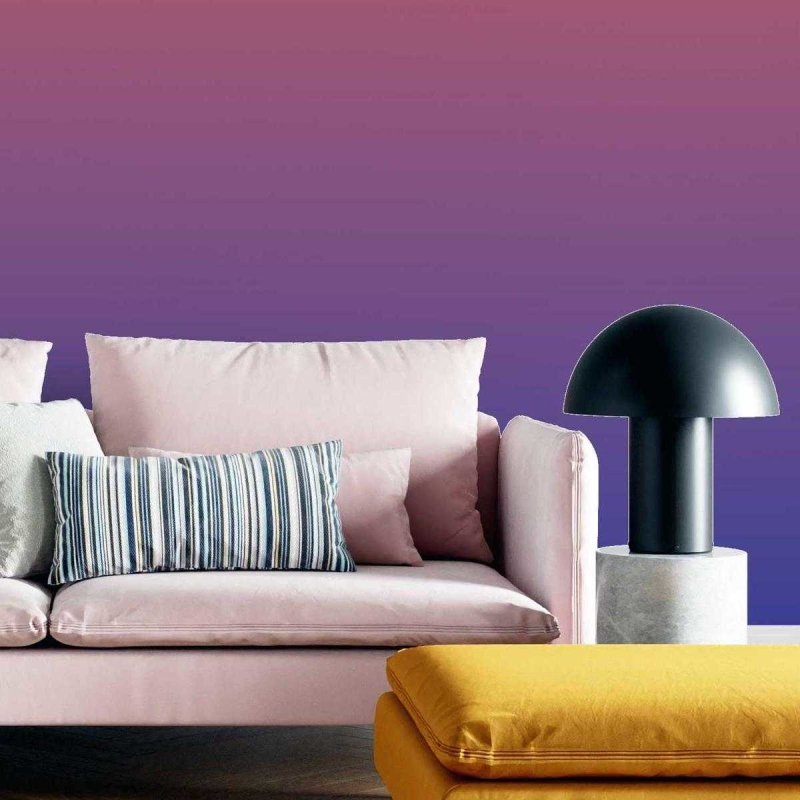 Papel de Parede Adesivo Degradê Coral Roxo e Azul N05162 - Papel na Parede