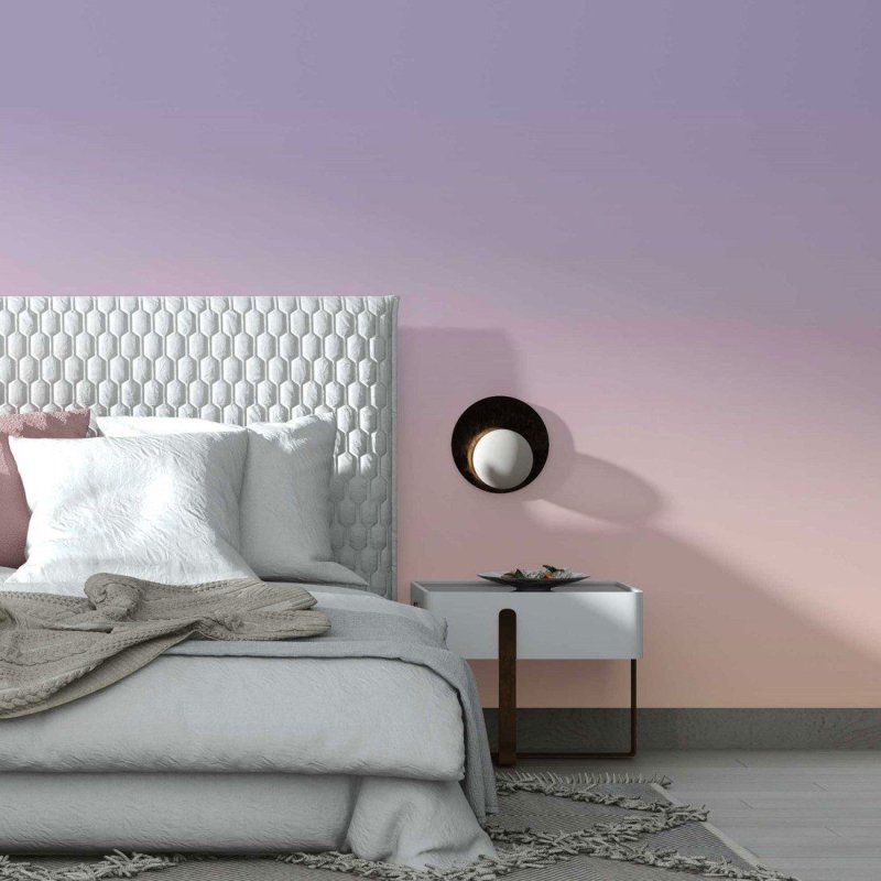 Papel de Parede Adesivo Degradê Lilás Rosa N014003 - Papel na Parede