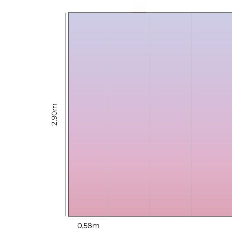 Papel de Parede Adesivo Degradê Lilás Rosa N014180 - Papel na Parede