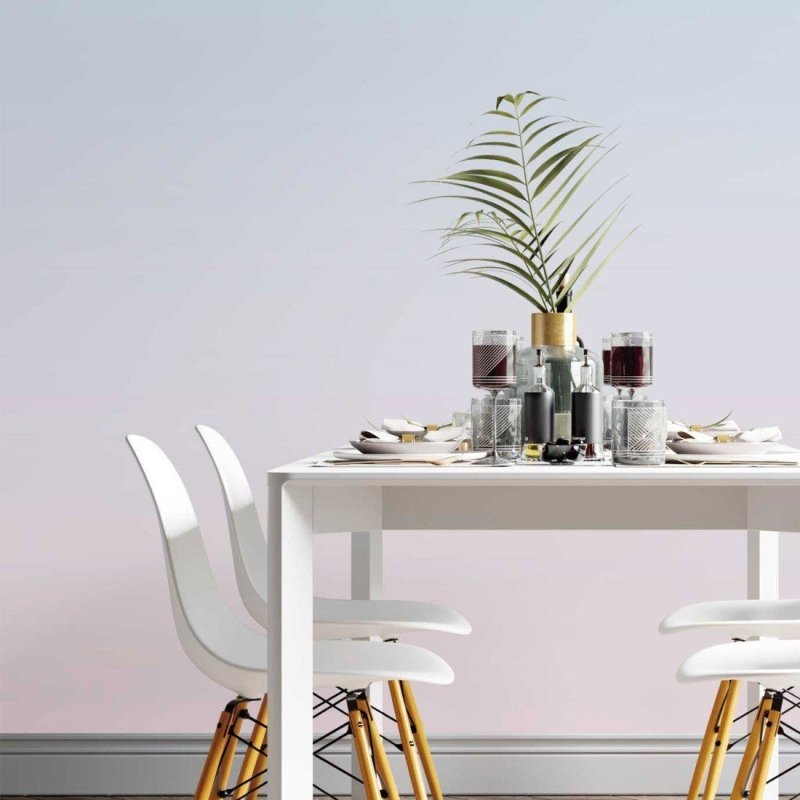 Papel de Parede Adesivo degradê pastel azul rosa N014172 - Papel na Parede