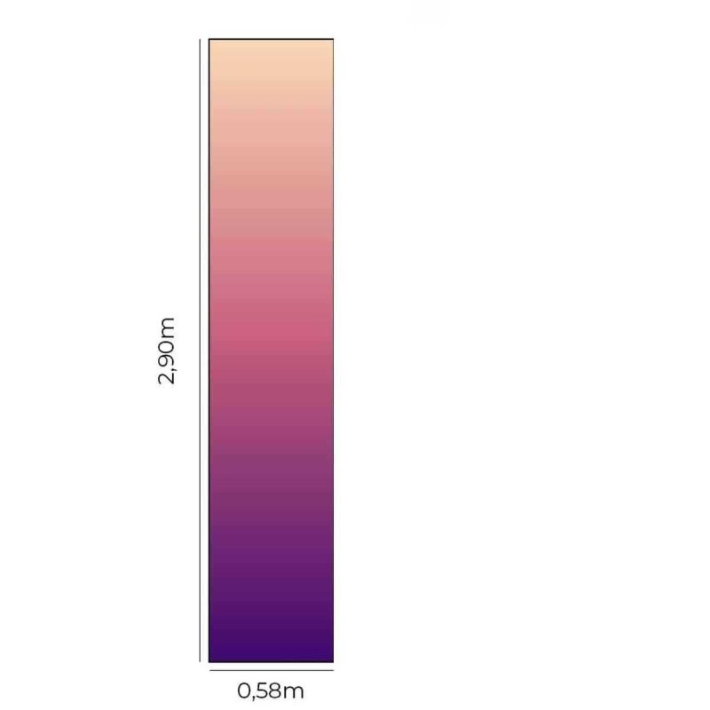 Papel de Parede Adesivo Degradê Pôr do Sol N05143 - Papel na Parede