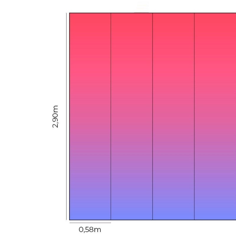 Papel de Parede Adesivo degradê rosa azul N014070 - Papel na Parede