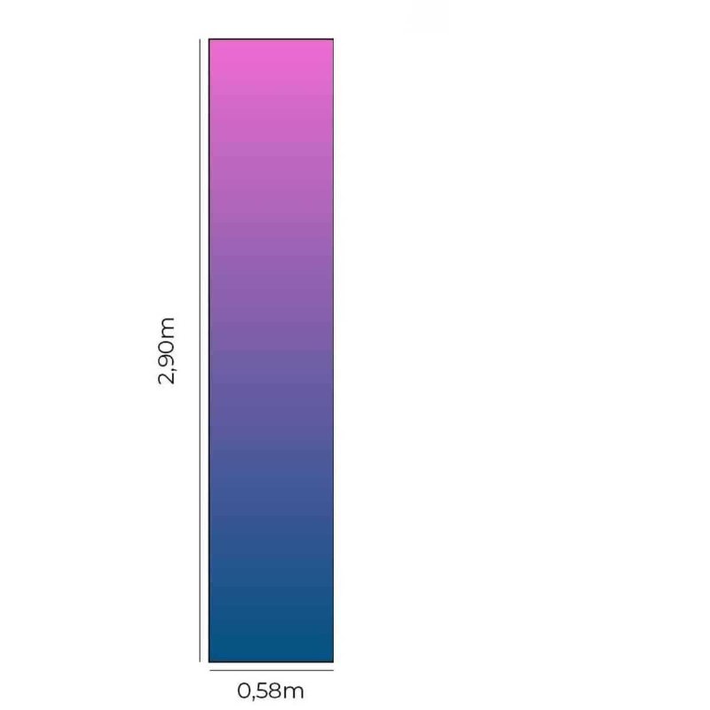 Papel de Parede Adesivo Degradê Rosa e Azul N05166 - Papel na Parede