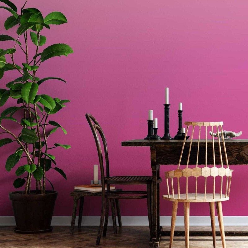 Papel de Parede Adesivo Degradê Rosa N05141 - Papel na Parede