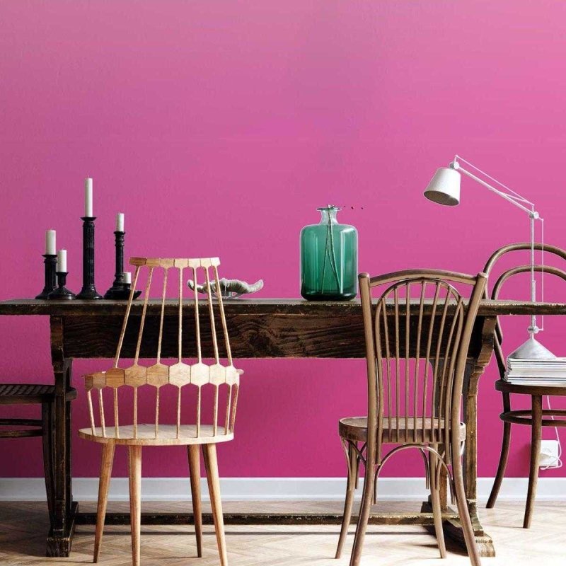 Papel de Parede Adesivo Degradê Rosa N05141 - Papel na Parede