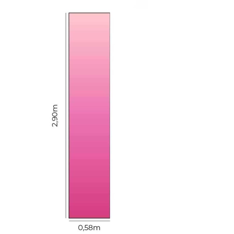 Papel de Parede Adesivo Degradê Rosa N05141 - Papel na Parede