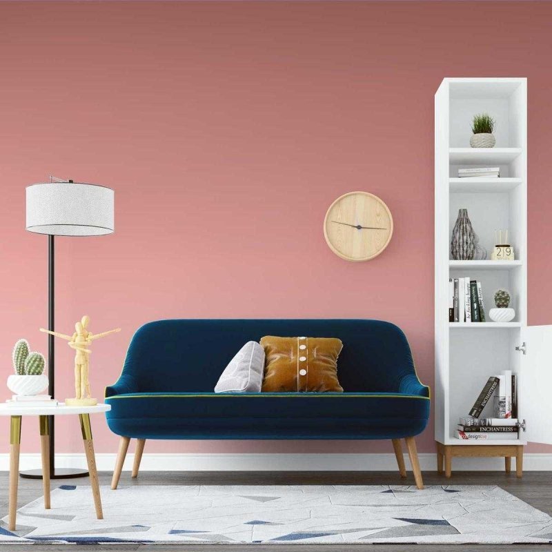 Papel de Parede Adesivo Degradê Rosa N07169 - Papel na Parede