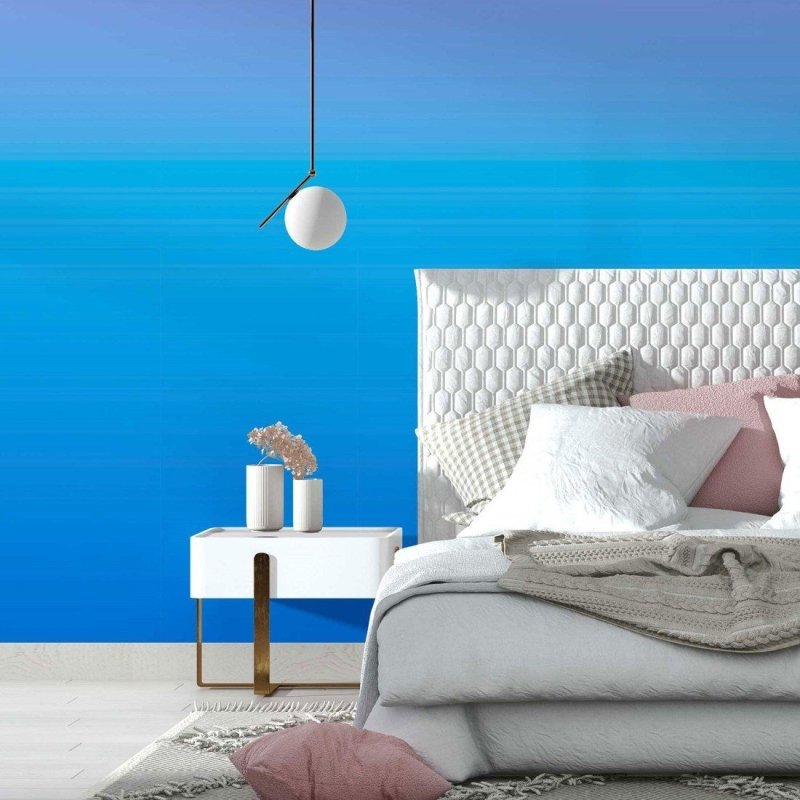 Papel de Parede Adesivo degradê roxo azul N014075 - Papel na Parede