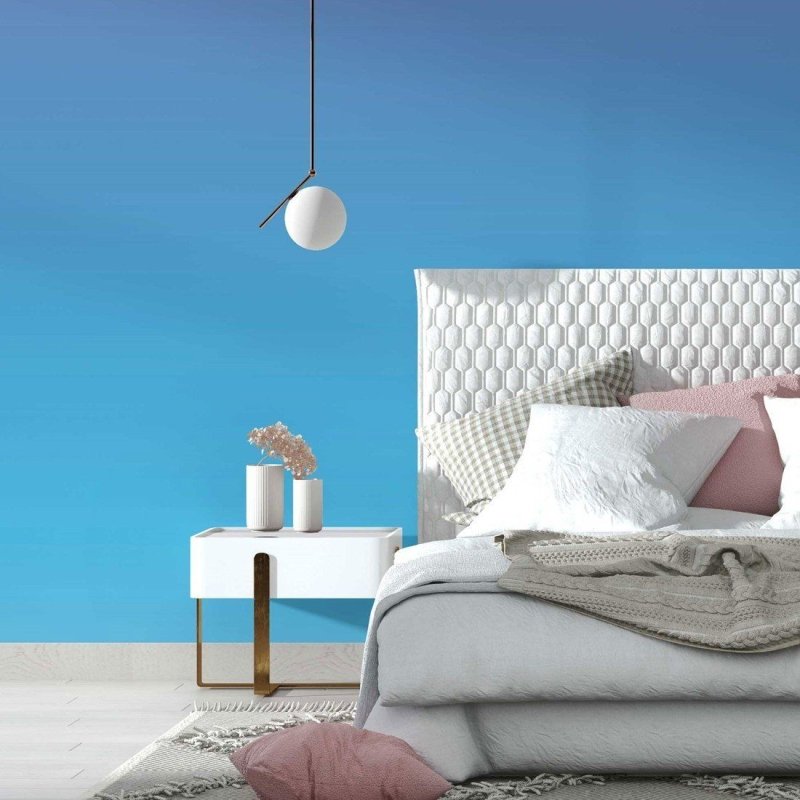 Papel de Parede Adesivo Degradê Tons de Azul N014007 - Papel na Parede