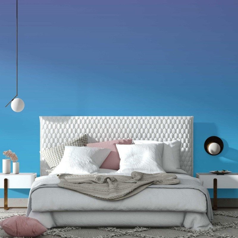 Papel de Parede Adesivo Degradê Tons de Azul N014007 - Papel na Parede