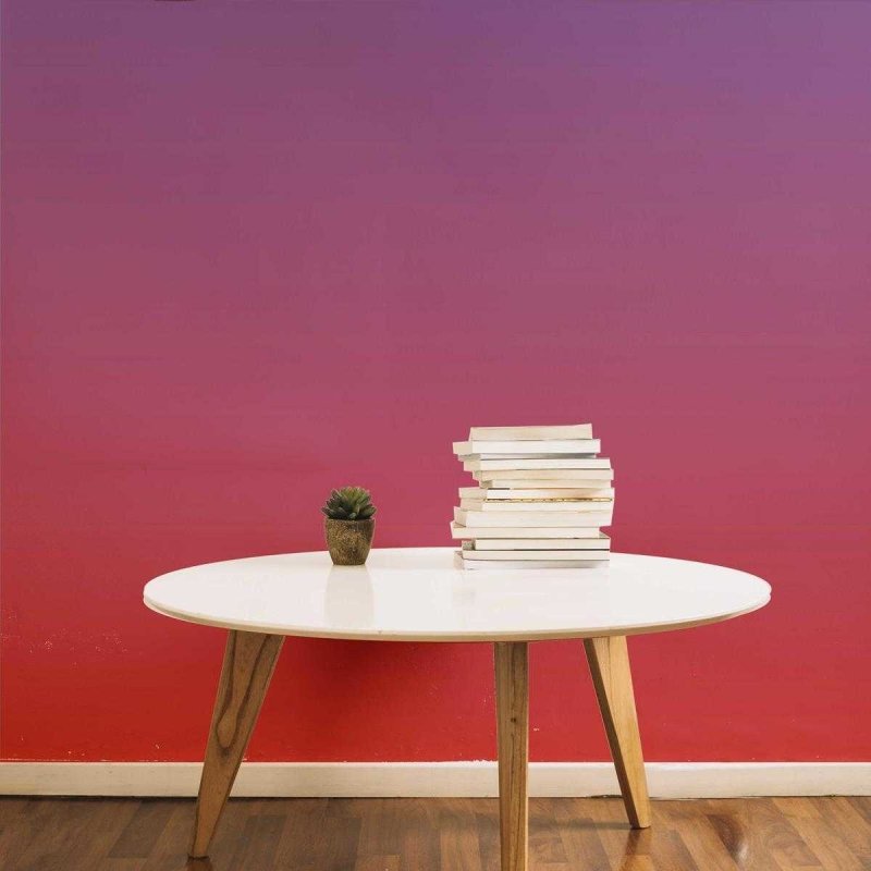 Papel de Parede Adesivo Degradê Vermelho e Roxo N05160 - Papel na Parede