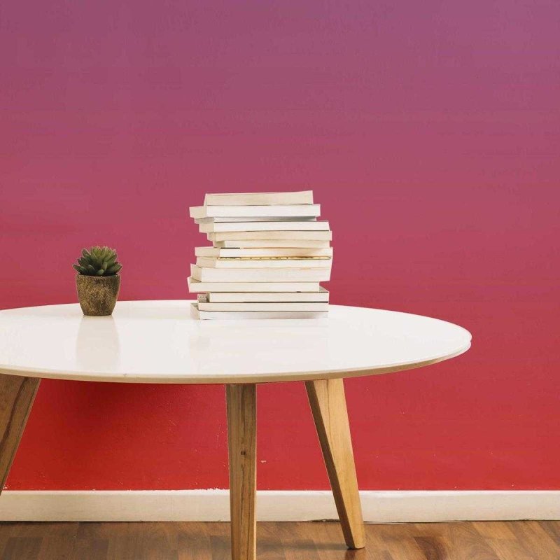 Papel de Parede Adesivo Degradê Vermelho e Roxo N05160 - Papel na Parede