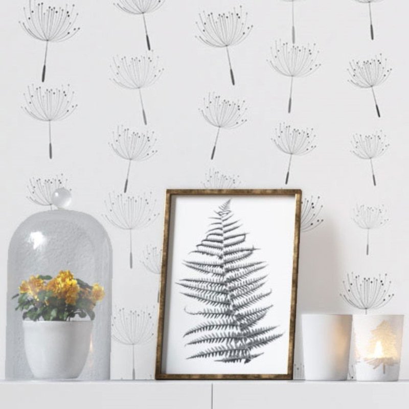 Papel de Parede Adesivo Dentes de Leão N019030 - Papel na Parede