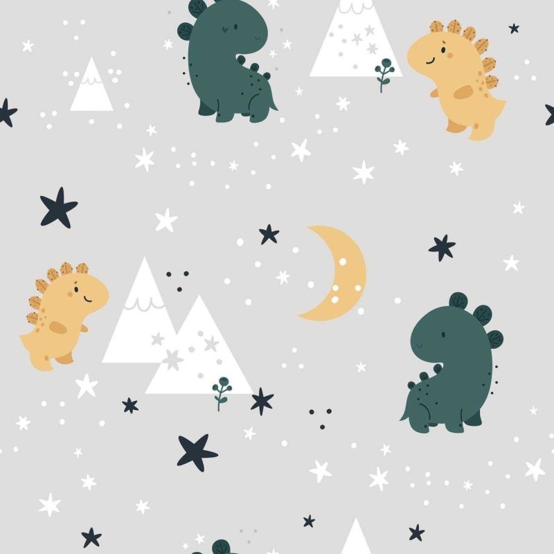 Papel de Parede Adesivo Dinossauros Montanhas N06126 - Papel na Parede