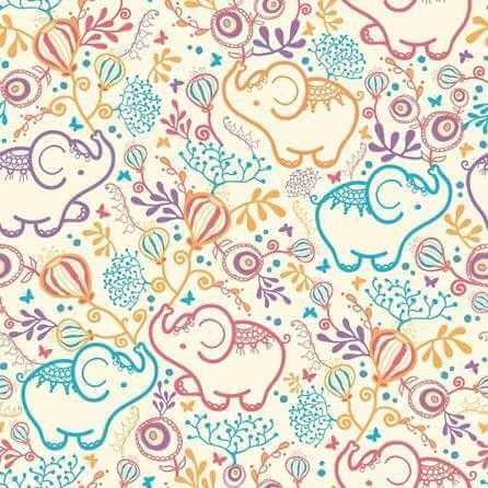 Papel de Parede Adesivo Elefantes 118785196 - Papel na Parede