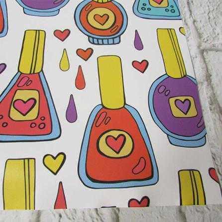 Papel de Parede Adesivo Esmaltes Coloridos 392672098 - Papel na Parede