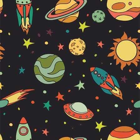 Papel de Parede Adesivo Espaço 138028943 - Papel na Parede