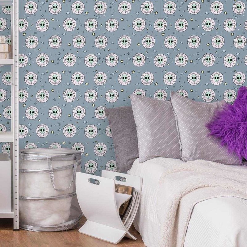 Papel de Parede Adesivo ET Planetas Tumblr Espaço 632482 - Papel na Parede