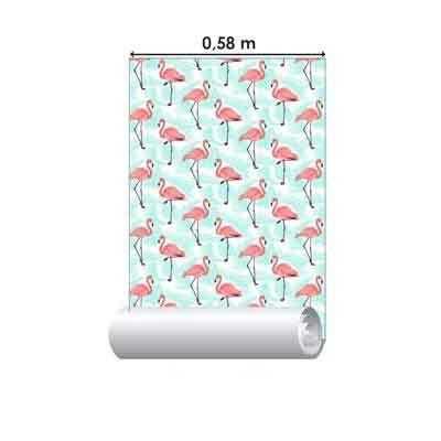 Papel de Parede Adesivo Flamingo N305423 - Papel na Parede