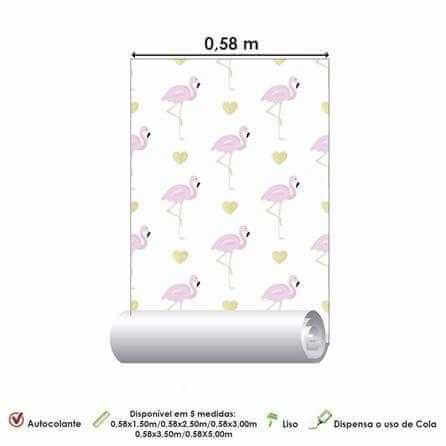 Papel de Parede Adesivo Flamingo tumblr 94726 - Papel na Parede