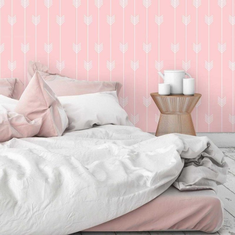 Papel de Parede Adesivo Flecha Jovem Rosa 248934 - Papel na Parede