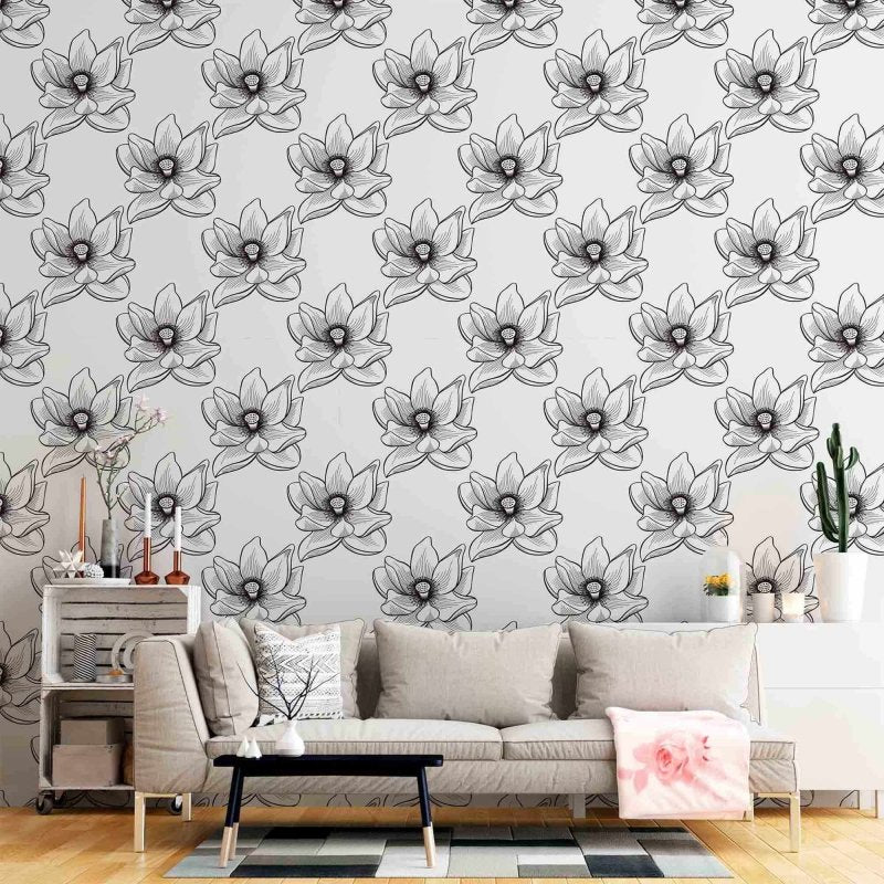 Papel de Parede Adesivo Flor N287B - Papel na Parede