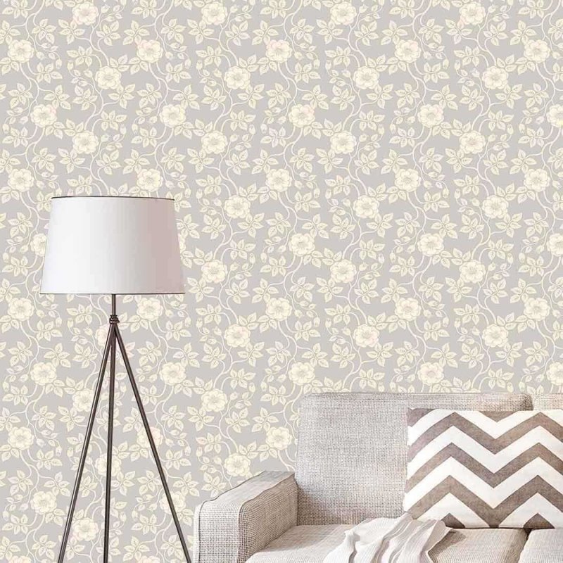 Papel de Parede Adesivo Floral 104670371 - Papel na Parede
