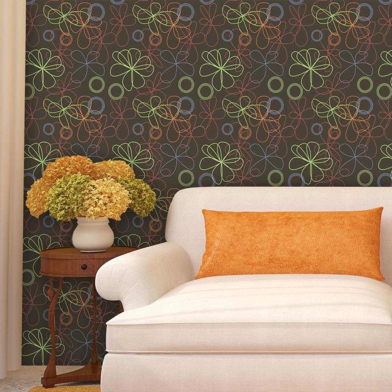 Papel de Parede Adesivo Floral 12 - Papel na Parede