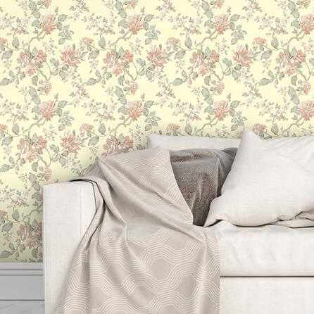 Papel de Parede Adesivo Floral 191798189 - Papel na Parede