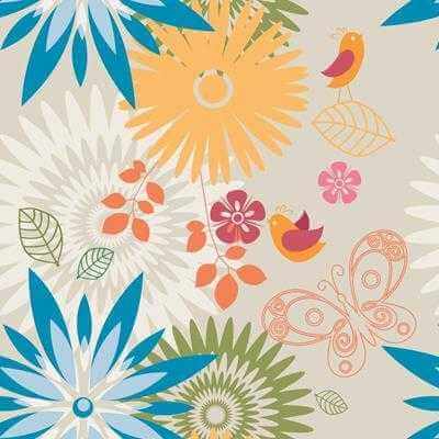 Papel de Parede Adesivo Floral 210181 - Papel na Parede