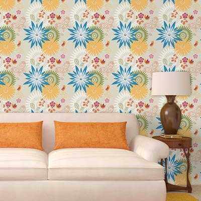 Papel de Parede Adesivo Floral 210181 - Papel na Parede