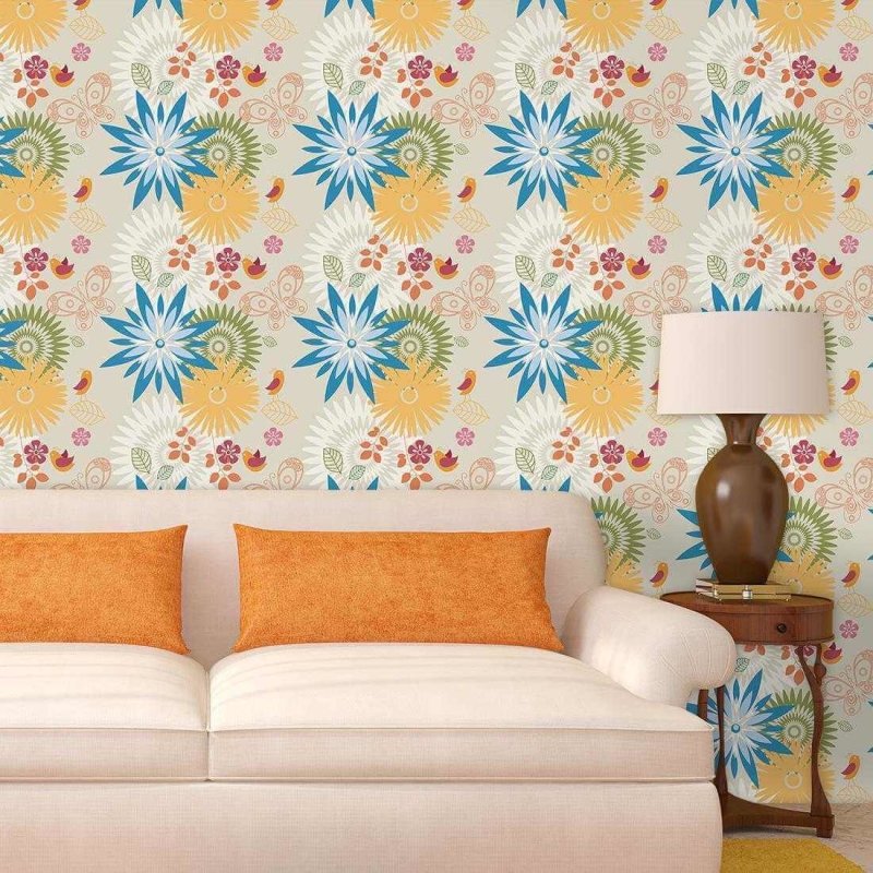 Papel de Parede Adesivo Floral 210181 - Papel na Parede