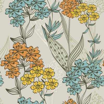 papel de parede Adesivo floral 212808019 - Papel na Parede