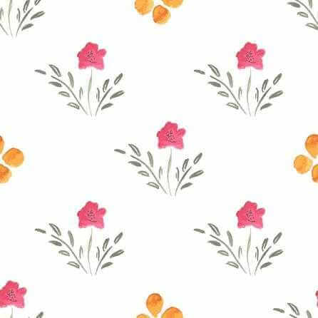 Papel de Parede Adesivo Floral 291474533 - Papel na Parede