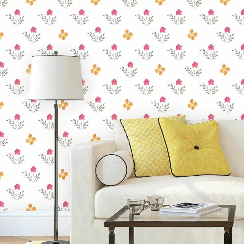 Papel de Parede Adesivo Floral 291474533 - Papel na Parede