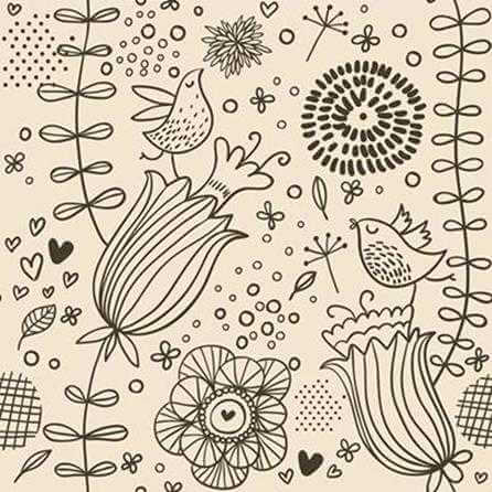 Papel de Parede Adesivo Floral 502 - Papel na Parede