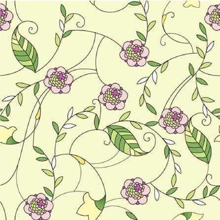Papel de Parede Adesivo Floral Amarelo 1458 - Papel na Parede