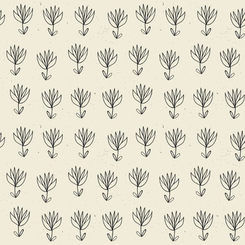 Papel de Parede Adesivo Floral Bege N012096 - Papel na Parede