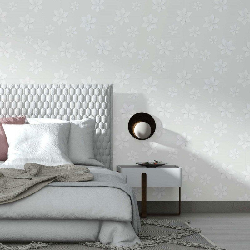 Papel de Parede Adesivo Floral Claro N014213 - Papel na Parede