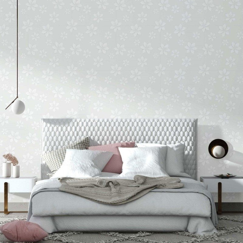 Papel de Parede Adesivo Floral Claro N014213 - Papel na Parede