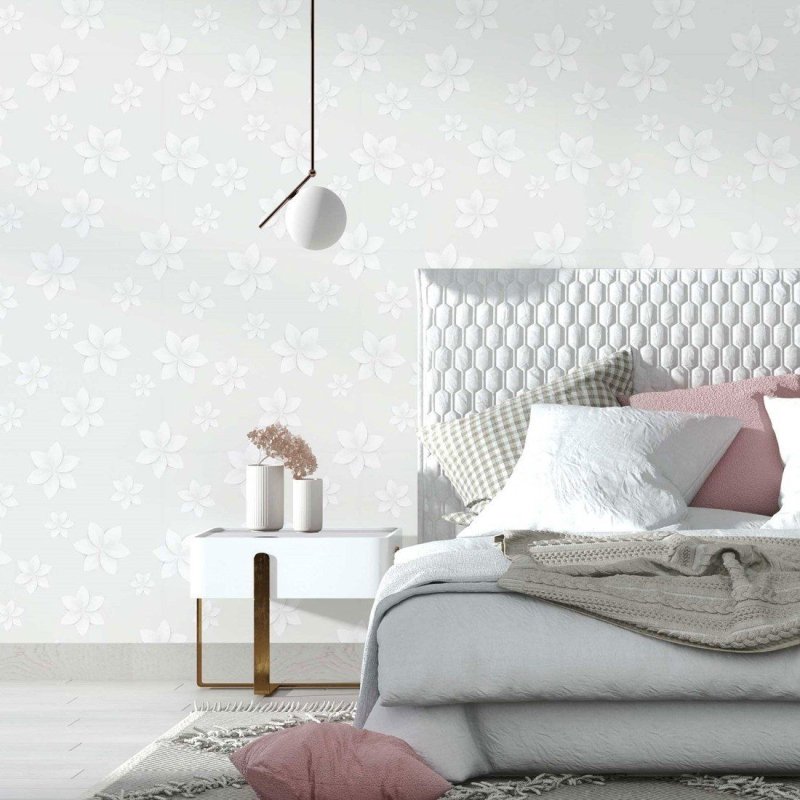 Papel de Parede Adesivo Floral Claro N014213 - Papel na Parede