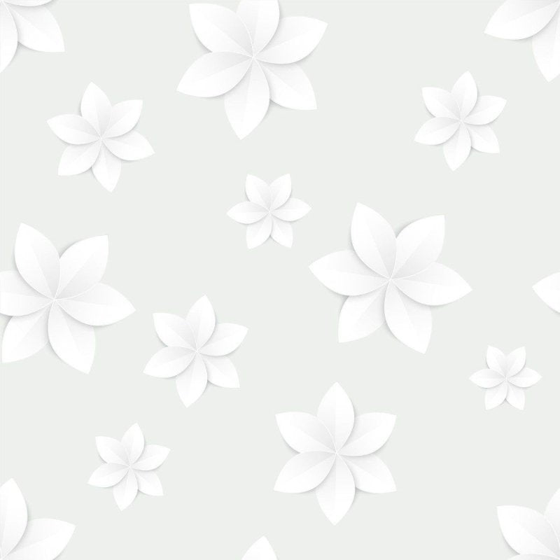 Papel de Parede Adesivo Floral Claro N014213 - Papel na Parede