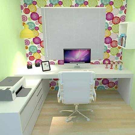 Papel de Parede Adesivo Floral Colorido 107909999 - Papel na Parede