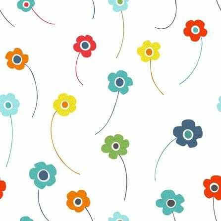 Papel de Parede Adesivo Floral Colorido 212587081 - Papel na Parede