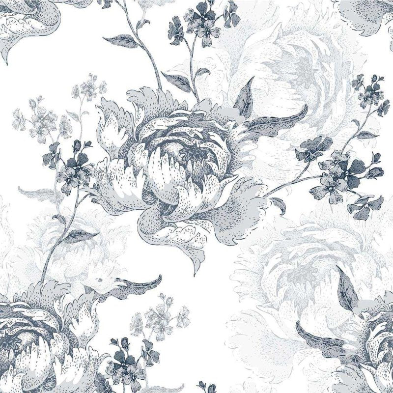 Papel de Parede Adesivo Floral Comércio N02201 - Papel na Parede