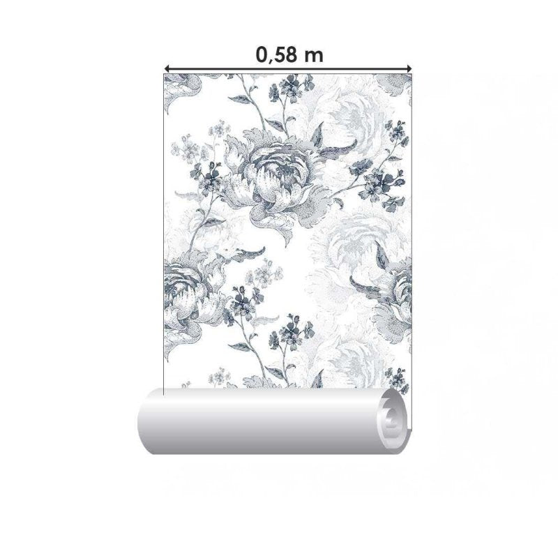 Papel de Parede Adesivo Floral Comércio N02201 - Papel na Parede