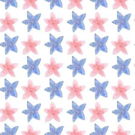 Papel de Parede Adesivo Floral Estrela 290059265 - Papel na Parede