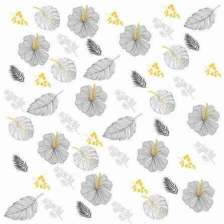 Papel de Parede Adesivo Floral Flor Jovem Colorido 62534 - Papel na Parede